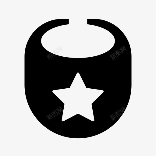 婴儿围兜儿童可爱图标svg_新图网 https://ixintu.com 儿童 可爱 婴儿围兜 婴儿字形 玩具 玩耍