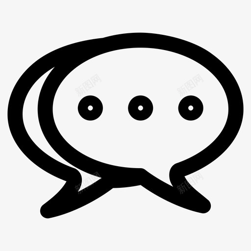 语音泡泡聊天聊天社交图标svg_新图网 https://ixintu.com 写作 留言 聊天 聊天社交 语音泡泡