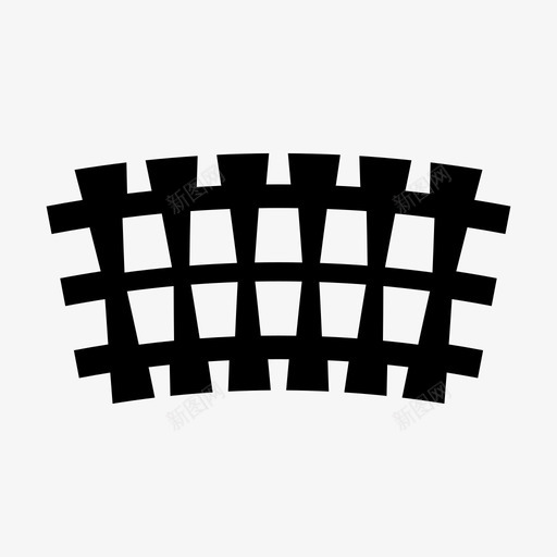 篱笆栅栏花园图标svg_新图网 https://ixintu.com 栅栏 树篱 篱笆 花园