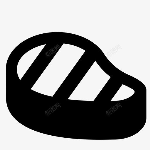 牛排logo午餐图标svg_新图网 https://ixintu.com logo 午餐 牛排