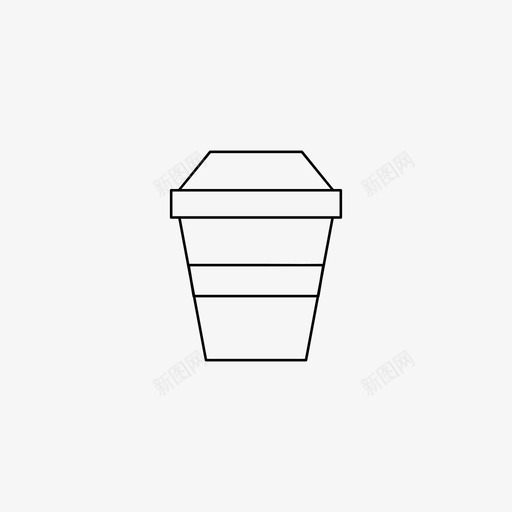 带走咖啡杯子图标svg_新图网 https://ixintu.com 带走咖啡 杯子