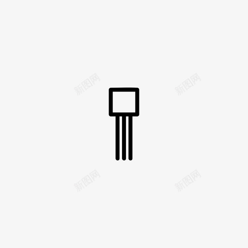 三针半导体电流图标svg_新图网 https://ixintu.com 三针半导体 电流