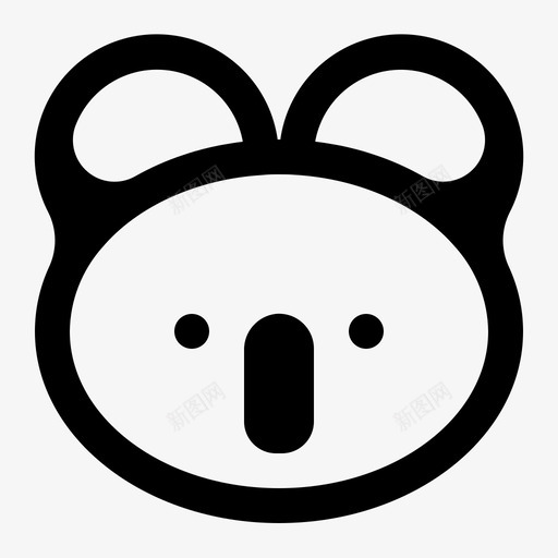 考拉动物丛林图标svg_新图网 https://ixintu.com 丛林 动物 动物圆 考拉 野生动物
