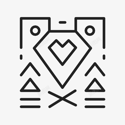 浪漫图案心形爱情图标svg_新图网 https://ixintu.com 心形 情人节 浪漫图案 爱情 质感