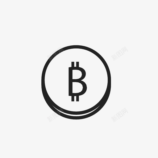比特币加密采矿货币图标svg_新图网 https://ixintu.com 加密采矿 日常标准化大纲 比特币 货币 金融