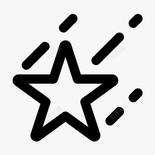 星星灯光夜晚图标svg_新图网 https://ixintu.com 夜晚 天空 太空 射击 星星 灯光 飞人太空黑线