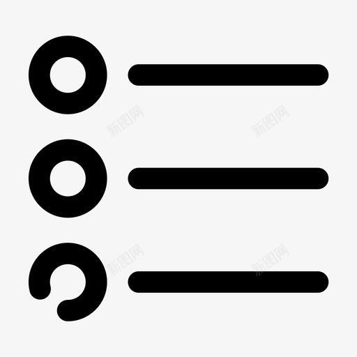 项目符号列表检查表项目图标svg_新图网 https://ixintu.com 基本 待办事项 检查表 选择 项目 项目符号列表