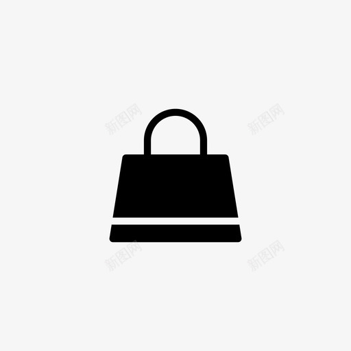购物袋杂货袋手袋图标svg_新图网 https://ixintu.com 手袋 杂货袋 购物袋 购物袋2