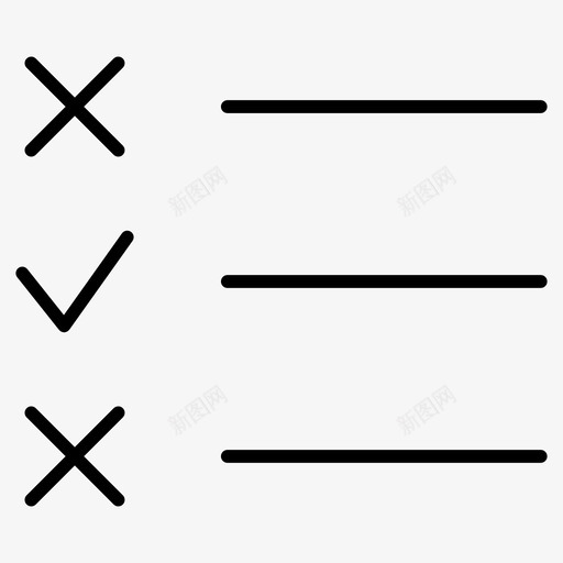 投票检查表调查图标svg_新图网 https://ixintu.com 反馈 投票 检查表 调查
