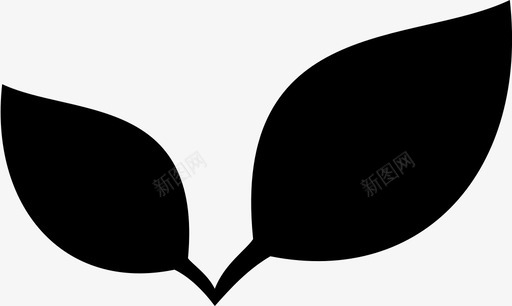 叶生态天然图标svg_新图网 https://ixintu.com 叶 天然 树 植物 生态