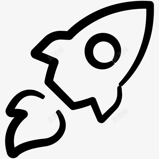 火箭火箭助推器火箭飞船图标svg_新图网 https://ixintu.com inky商务卷9 太空火箭 火箭 火箭助推器 火箭飞船
