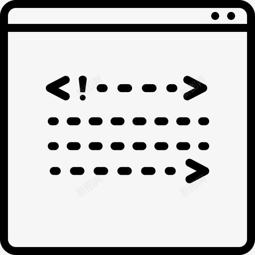 后端编码开发图标svg_新图网 https://ixintu.com 后端 开发 编码