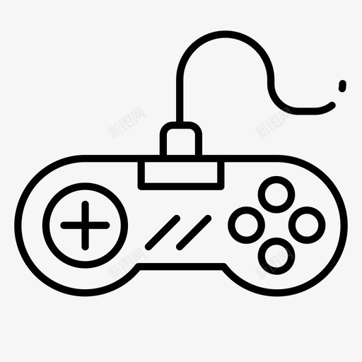 控制器按钮玩家图标svg_新图网 https://ixintu.com 手机 按钮 控制器 游戏 游戏板 玩家