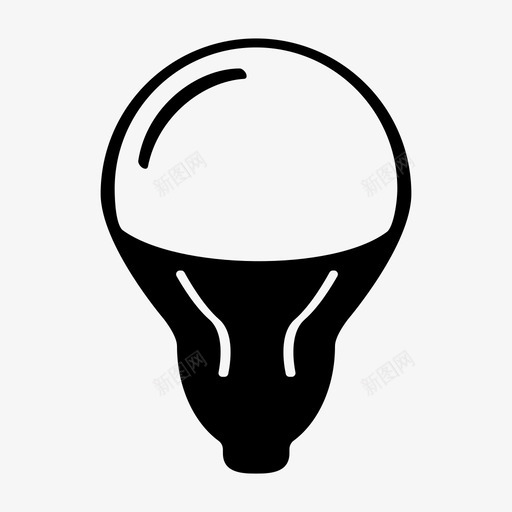 图标-灯泡1svg_新图网 https://ixintu.com 图标-灯泡1