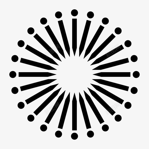 含羞草花图标svg_新图网 https://ixintu.com 含羞草 花