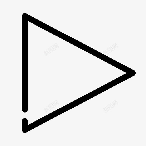播放电影歌曲图标svg_新图网 https://ixintu.com 基本 播放 歌曲 电影 视频