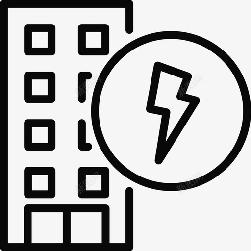 住房和公用事业电力能源账单图标svg_新图网 https://ixintu.com 住房和公用事业 电力 能源账单 银行业务