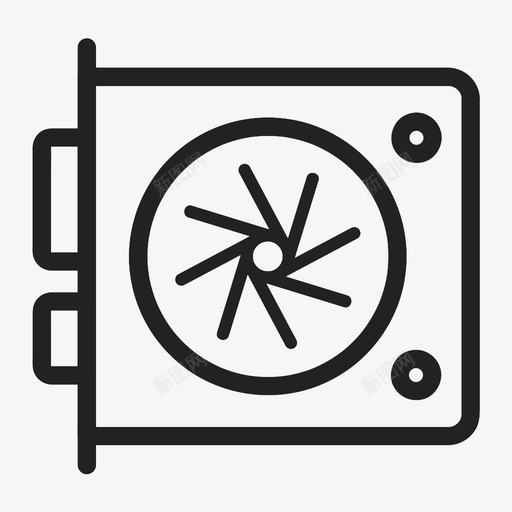 显卡加密货币制造业图标svg_新图网 https://ixintu.com 制造业 加密货币 显卡 采矿业