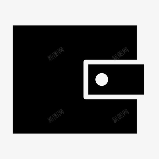 钱包现金钱图标svg_新图网 https://ixintu.com 口袋 现金 钱 钱包 随机的