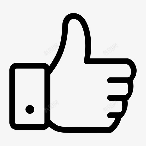 喜欢爱竖起大拇指图标svg_新图网 https://ixintu.com 喜欢 爱 竖起大拇指