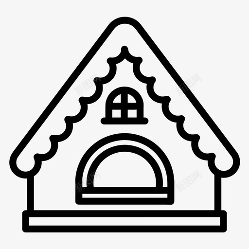 小屋建筑物房屋图标svg_新图网 https://ixintu.com 商店 商店和商店 小屋 建筑物 房屋