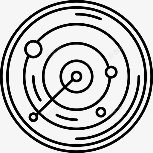 雷达探测航海图标超薄svg_新图网 https://ixintu.com 航海图标 超薄 雷达探测