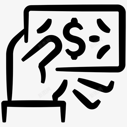 现金支付现金持有人持有现金图标svg_新图网 https://ixintu.com inky业务第6卷 持有现金 现金持有人 现金支付 纸质现金