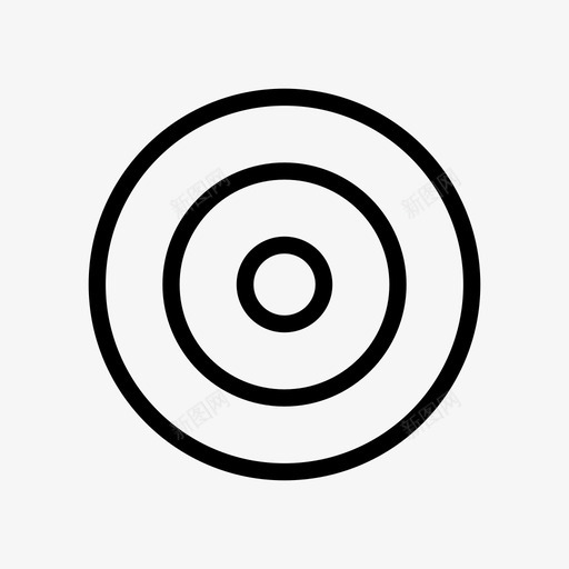 光碟影碟图标svg_新图网 https://ixintu.com 光碟 影碟