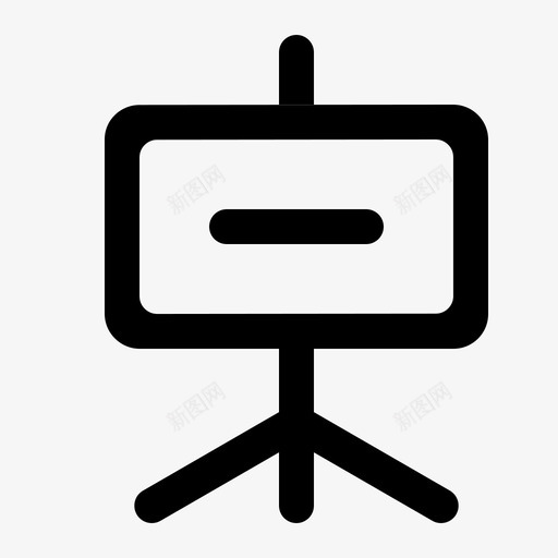 投影屏幕董事会会议图标svg_新图网 https://ixintu.com 会议 幻灯片 投影屏幕 董事会