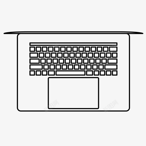 macbookpro苹果笔记本电脑图标svg_新图网 https://ixintu.com macbookpro pc 笔记本电脑 苹果 苹果设备