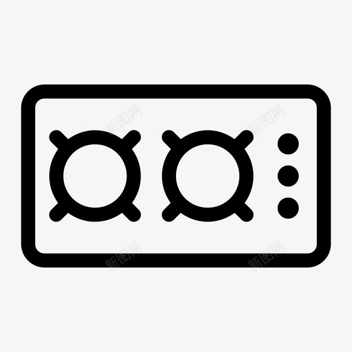 炉灶炊具厨具图标svg_新图网 https://ixintu.com 厨具 炉灶 炊具