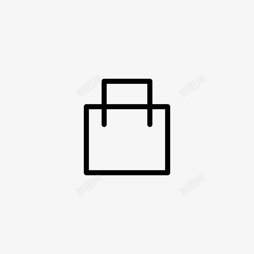 购物袋杂货袋手袋图标svg_新图网 https://ixintu.com 手袋 杂货袋 购物袋 购物袋1