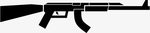 ak47枪步枪图标图标