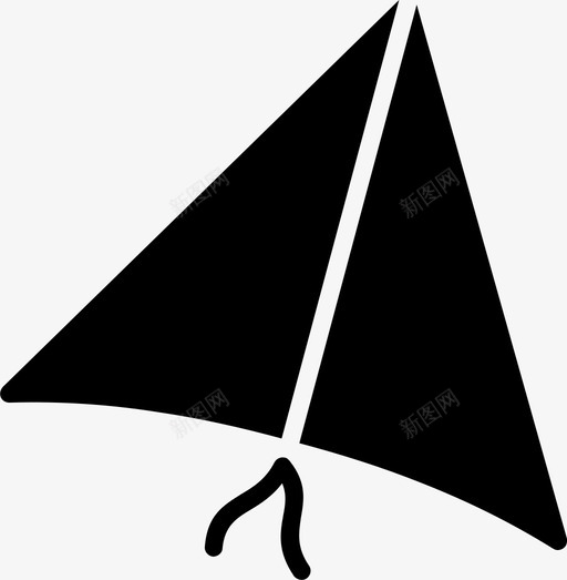 风筝放风筝风筝节图标svg_新图网 https://ixintu.com 天空 放风筝 玩 风筝 风筝节