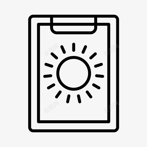 天气预报炎热新闻记者图标svg_新图网 https://ixintu.com 天气 天气预报 太阳 新闻记者 晴天 炎热