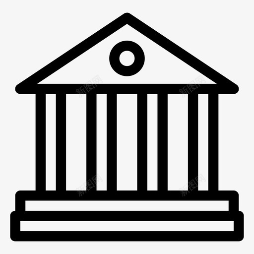 银行超级受欢迎图标svg_新图网 https://ixintu.com 超级受欢迎 银行