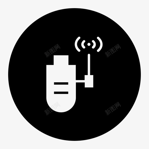 pendrive互联网存储设备图标svg_新图网 https://ixintu.com pendrive usb wifi调制解调器 互联网 存储设备 网络黑填充
