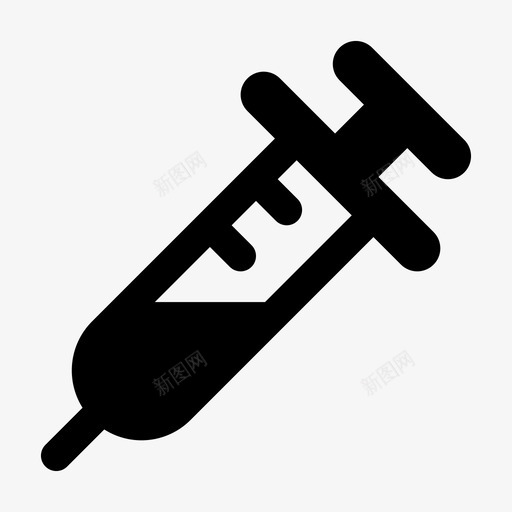 注射器医生药物图标svg_新图网 https://ixintu.com jumpicon医学标志 医生 医用 注射剂 注射器 药物 针头