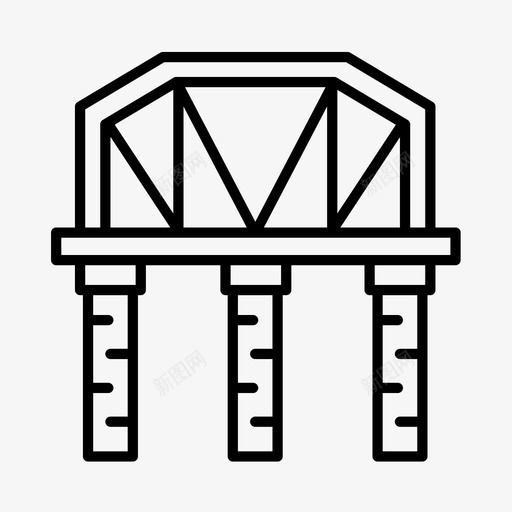 横滨大桥美国高速公路图标svg_新图网 https://ixintu.com 哈德逊谷 横滨大桥 纽约 美国 高速公路