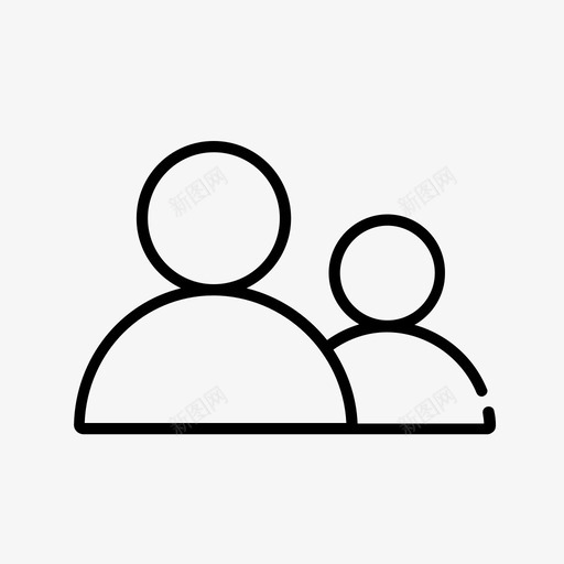 个人资料头像社交图标svg_新图网 https://ixintu.com 个人资料 头像 用户 社交