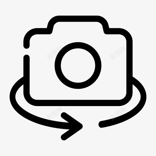 旋转相机数码相机镜头图标svg_新图网 https://ixintu.com thineo相机和图片 摄影 数码相机 旋转相机 镜头
