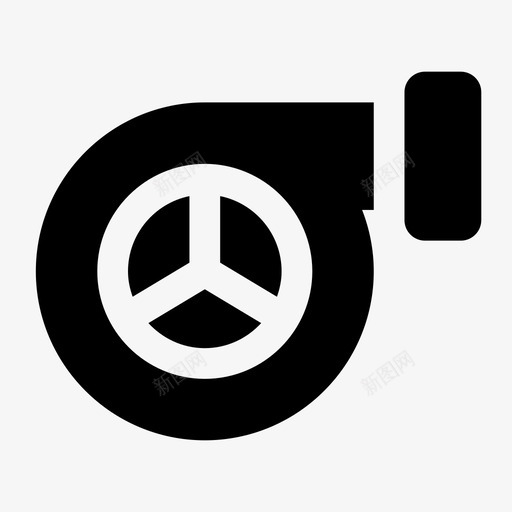 涡轮汽车性能图标svg_新图网 https://ixintu.com 功率 性能 汽车 涡轮 调谐 速度 飞奔图标汽车标志