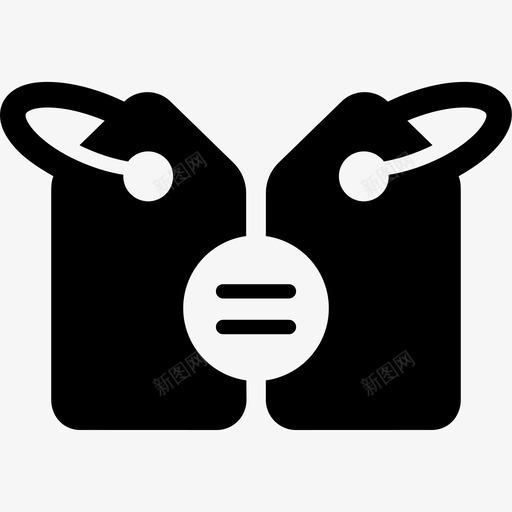 比价相等价签图标svg_新图网 https://ixintu.com 价签 比价 相等