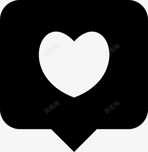 爱表达心图标svg_新图网 https://ixintu.com 心 爱 爱的谈话 表达
