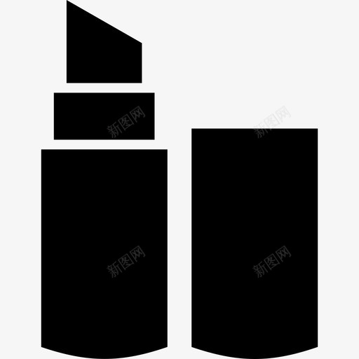 口红香膏护理图标svg_新图网 https://ixintu.com 化妆 口红 护理 美容化妆品 胭脂 香膏