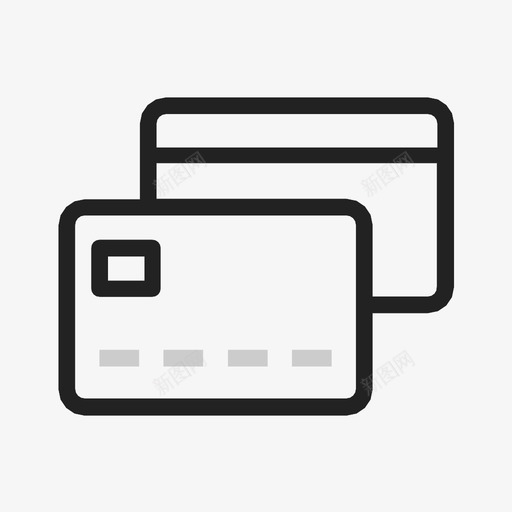 信用卡消费购物图标svg_新图网 https://ixintu.com 信用卡 消费 购物