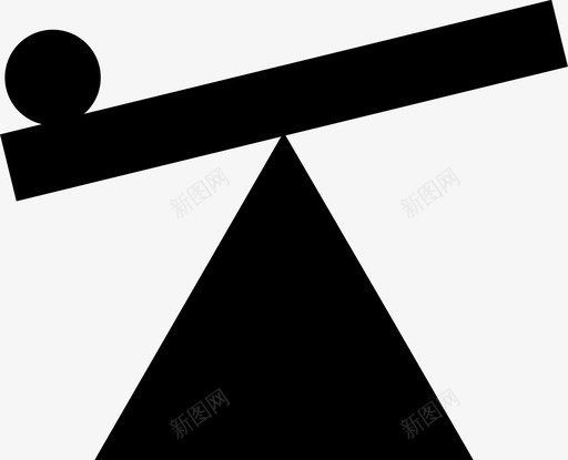 左不平衡平衡图标svg_新图网 https://ixintu.com 不平衡 左 平衡