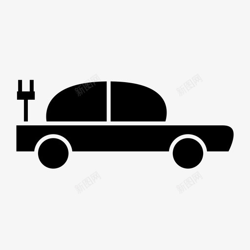 电力运输电动汽车生态图标svg_新图网 https://ixintu.com 生态 电力运输 电动汽车