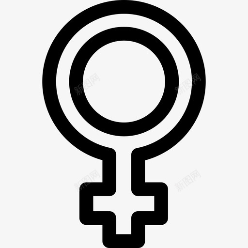 女性性别象征形状完美匹配图标svg_新图网 https://ixintu.com 女性性别象征 完美匹配 形状