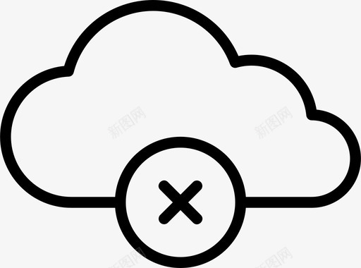 云已阻止正在计算图标svg_新图网 https://ixintu.com 不可用 云 云连接精简 存储 已拒绝 已阻止 正在计算